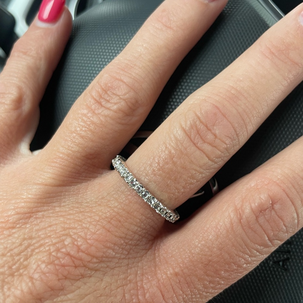 925 Sterling Silver Band Size 9